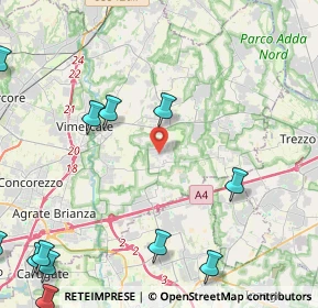 Mappa Via delle Industrie, 20876 Ornago MB, Italia (6.49917)
