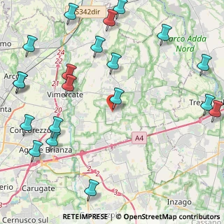 Mappa Via delle Industrie, 20876 Ornago MB, Italia (5.9225)