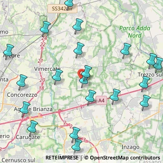 Mappa Via delle Industrie, 20876 Ornago MB, Italia (5.4815)