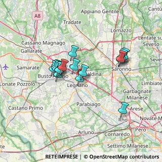 Mappa Via Don Gerolamo Zaroli, 20025 Legnano MI, Italia (5.79875)