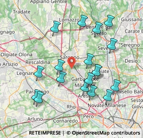 Mappa Corso della Vittoria, 21042 Caronno Pertusella VA, Italia (7.72667)