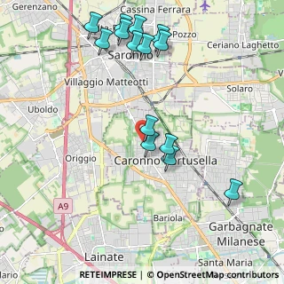 Mappa Corso della Vittoria, 21042 Caronno Pertusella VA, Italia (2.24786)