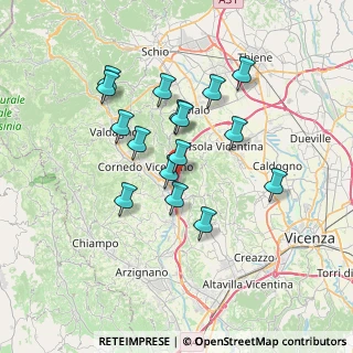 Mappa Via Pedemontana, 36070 Castelgomberto VI, Italia (6.11188)