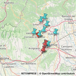 Mappa Via Pedemontana, 36070 Castelgomberto VI, Italia (10.5825)
