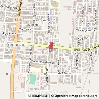 Mappa Via Giuseppe Saragat, 7, 31022 Preganziol, Treviso (Veneto)