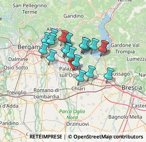 Mappa Via Marco Polo, 25036 Palazzolo sull'Oglio BS, Italia (9.9335)