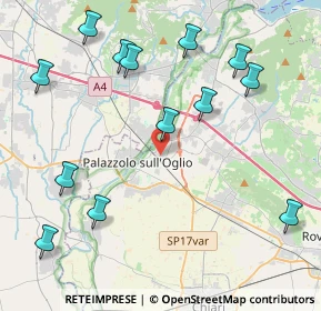 Mappa Via Marco Polo, 25036 Palazzolo sull'Oglio BS, Italia (4.94231)