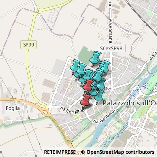 Mappa Via Cavalieri di Vittorio Veneto, 25036 Palazzolo sull'Oglio BS, Italia (0.24815)