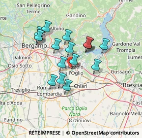 Mappa Via Cavalieri di Vittorio Veneto, 25036 Palazzolo sull'Oglio BS, Italia (11.35706)