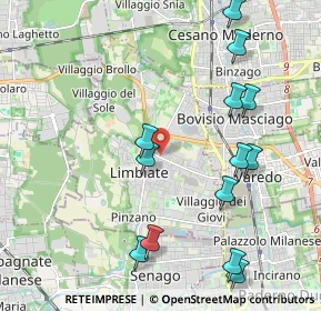 Mappa Viale dei Mille, 20051 Cavenago di Brianza MB, Italia (2.30692)