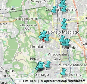 Mappa Viale dei Mille, 20051 Cavenago di Brianza MB, Italia (2.192)