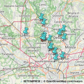 Mappa Viale dei Mille, 20051 Cavenago di Brianza MB, Italia (5.82533)