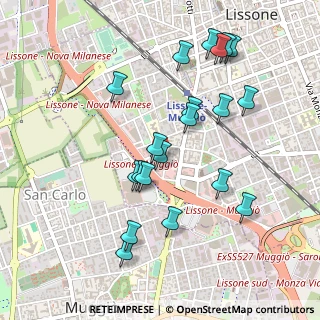 Mappa Via Felice Cavallotti, 20851 Lissone MB, Italia (0.486)