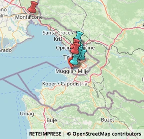 Mappa Via S. Giovanni, 34015 Muggia TS, Italia (6.91364)