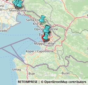 Mappa Via S. Giovanni, 34015 Muggia TS, Italia (18.90813)
