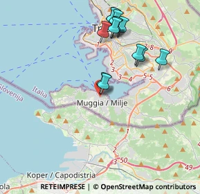 Mappa Via Signolo, 34015 Muggia TS, Italia (3.91615)