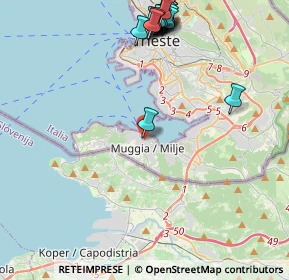 Mappa Via Signolo, 34015 Muggia TS, Italia (5.23333)