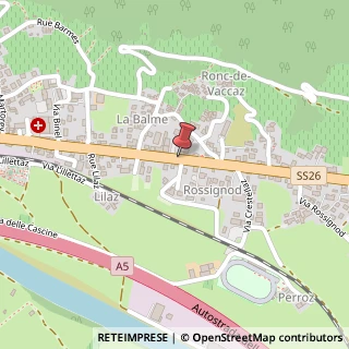 Mappa Via Roma, 136/bis, 11020 Donnas, Aosta (Valle d'Aosta)