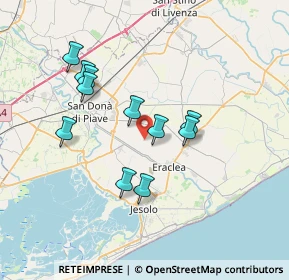 Mappa Via Ca' Turcata, 30027 San Donà di Piave VE, Italia (6.36727)
