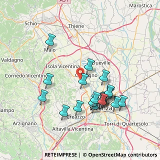 Mappa Via G. Oberdan, 36030 Motta VI, Italia (7.3245)