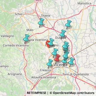 Mappa Via G. Oberdan, 36030 Motta VI, Italia (6.74615)