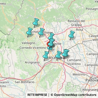 Mappa Via G. Oberdan, 36030 Motta VI, Italia (9.425)