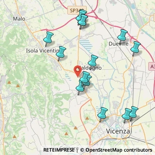 Mappa Via G. Oberdan, 36030 Motta VI, Italia (4.58933)