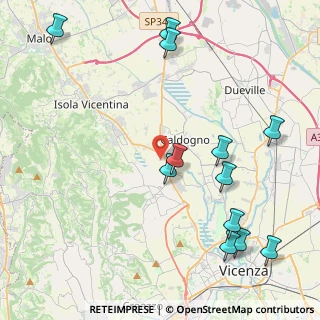 Mappa Via G. Oberdan, 36030 Motta VI, Italia (5.12667)