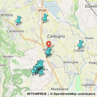 Mappa Via B. Croce, 36030 Costabissara VI, Italia (2.24167)