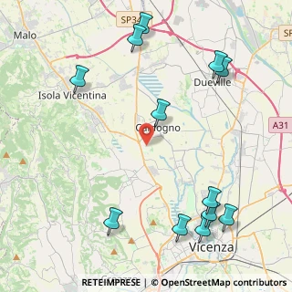 Mappa Via B. Croce, 36030 Costabissara VI, Italia (5.46333)