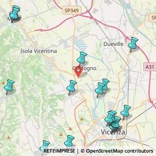 Mappa Via B. Croce, 36030 Costabissara VI, Italia (6.49824)