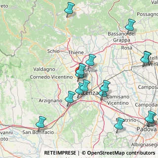 Mappa Via B. Croce, 36030 Motta VI, Italia (19.045)