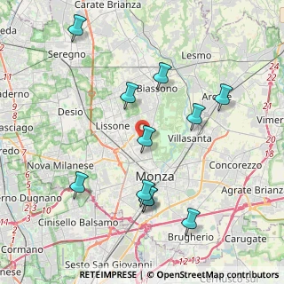 Mappa Via Angelo Ramazzotti, 20052 Monza MB, Italia (4.13818)