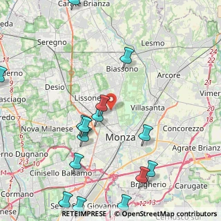 Mappa Via Angelo Ramazzotti, 20052 Monza MB, Italia (5.42867)