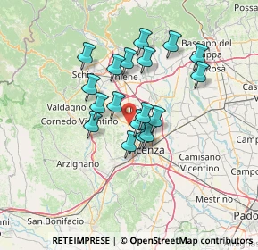 Mappa SP 46, 36030 Costabissara VI, Italia (10.75056)
