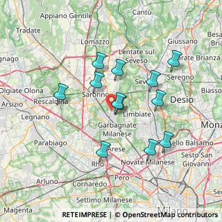 Mappa Via Sesia, 20020 Cesate MI, Italia (6.41833)