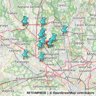 Mappa Via Sesia, 20020 Cesate MI, Italia (5.91083)