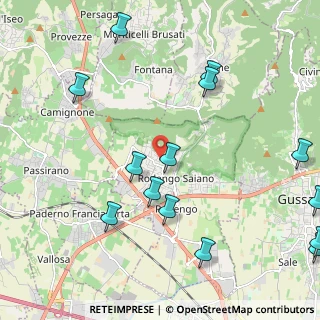 Mappa Via San Rocco, 25050 Rodengo-Saiano BS, Italia (2.72857)