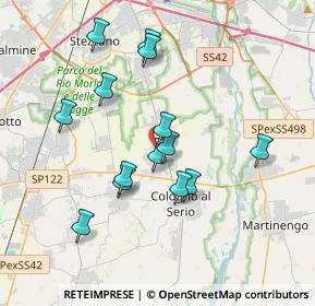 Mappa Via Brunelleschi, 24059 Urgnano BG, Italia (3.355)
