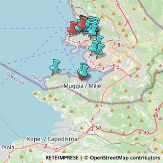 Mappa Via Mazzarei, 34015 Muggia TS, Italia (4.114)