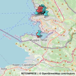 Mappa Via Mazzarei, 34015 Muggia TS, Italia (5.1545)