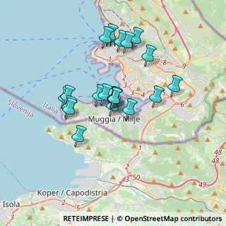 Mappa Piazzale Foschiatti Gabriele, 34015 Muggia TS, Italia (2.972)