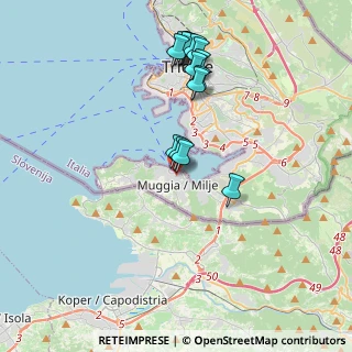 Mappa Piazzale Foschiatti Gabriele, 34015 Muggia TS, Italia (3.78933)