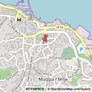 Mappa Piazzale Foschiatti Gabriele, 1, 34015 Muggia, Trieste (Friuli-Venezia Giulia)