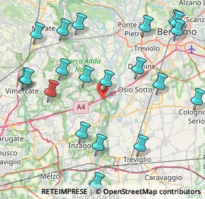 Mappa Via Enrico Fermi, 20056 Trezzo sull'Adda MI, Italia (10.0475)