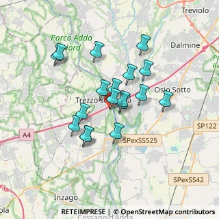 Mappa Via Enrico Fermi, 20056 Trezzo sull'Adda MI, Italia (2.84444)