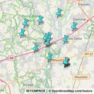 Mappa Via Enrico Fermi, 20056 Trezzo sull'Adda MI, Italia (3.72933)