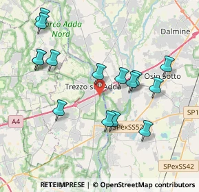 Mappa Via Enrico Fermi, 20056 Trezzo sull'Adda MI, Italia (3.98467)