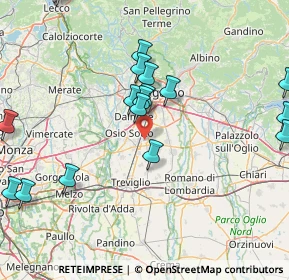 Mappa 24049 Verdello BG, Italia (19.16167)