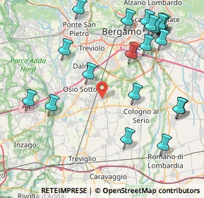 Mappa 24049 Verdello BG, Italia (10.216)